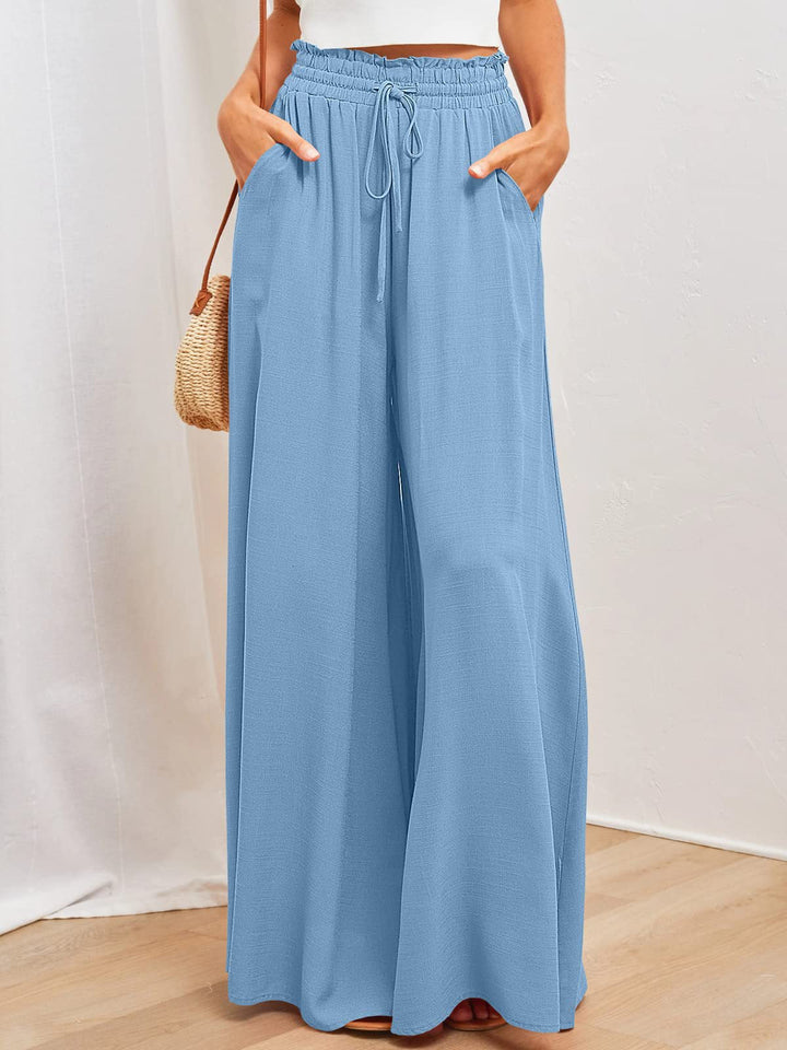 Isabella | Breezy And Elegant Wide Leg Palazzo Pants