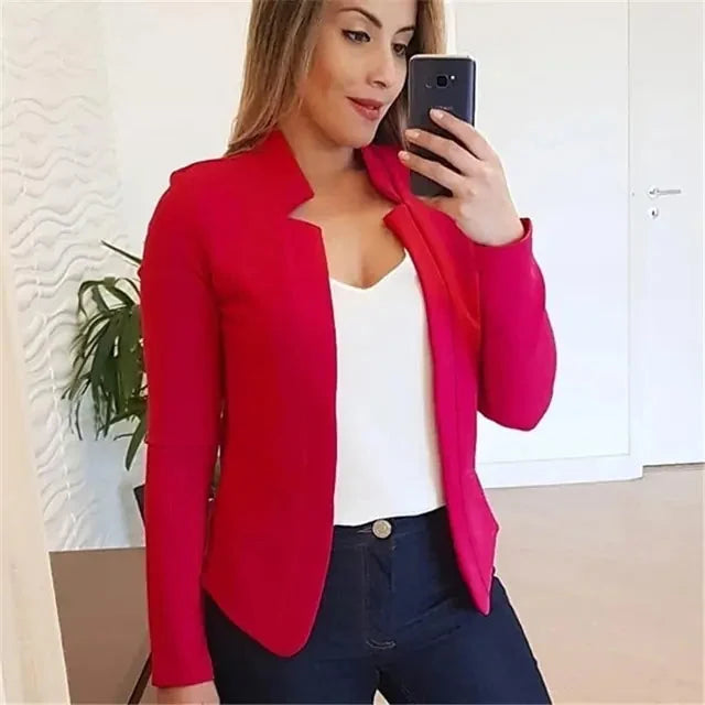 Rose | Modern Belted Draped Blazer with Exposed Seams