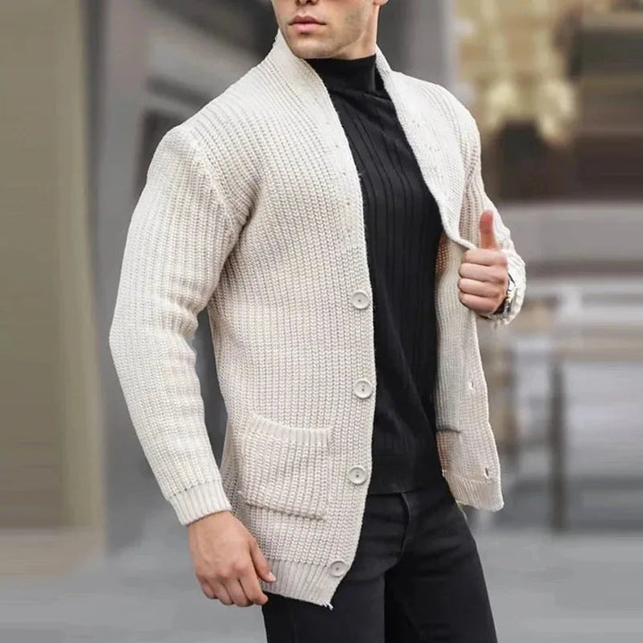 Logan | Contemporary Utility Knit Cardigan For Men