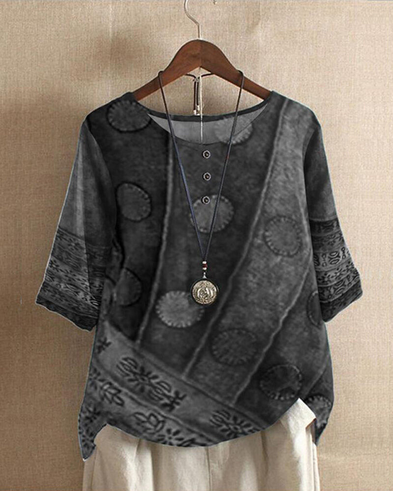 Serena | Relaxed Bohemian Tunic Top