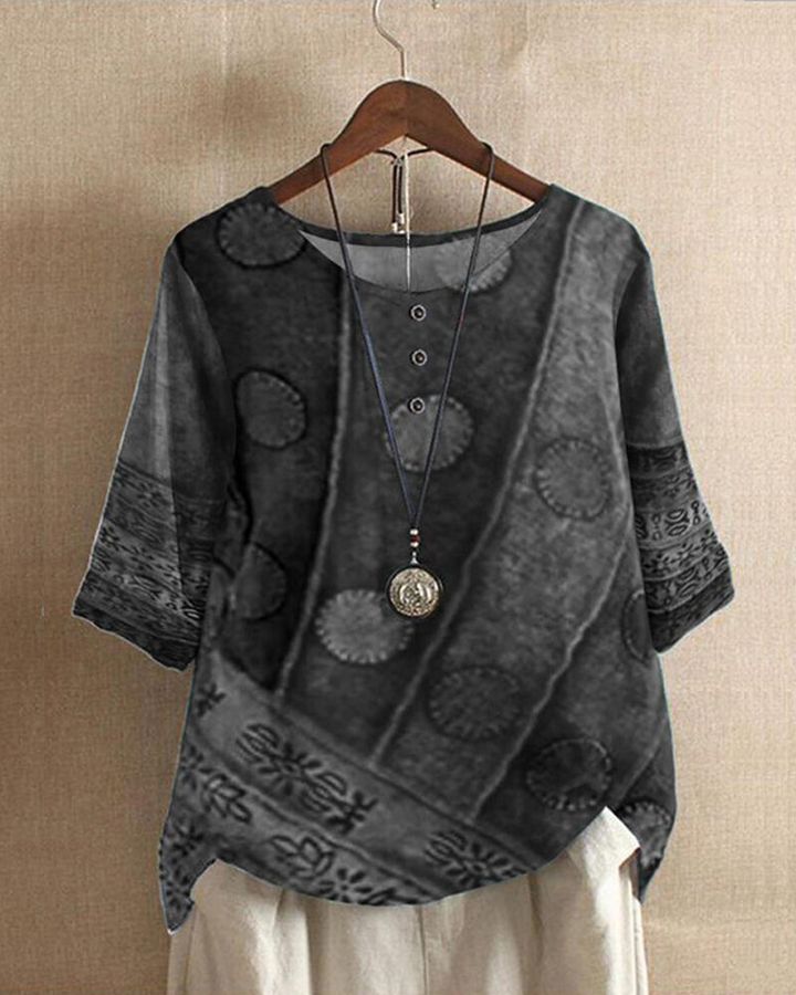 Serena | Relaxed Bohemian Tunic Top