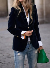 Victoria | Blazer in velluto lussuoso e chic