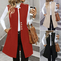 Sophia | Elegant And Chic Buttoned Tailored Vest
