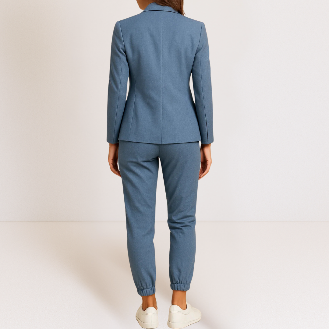 Livia | Elegant And Comfortable Blazer And Jogger Set For Women