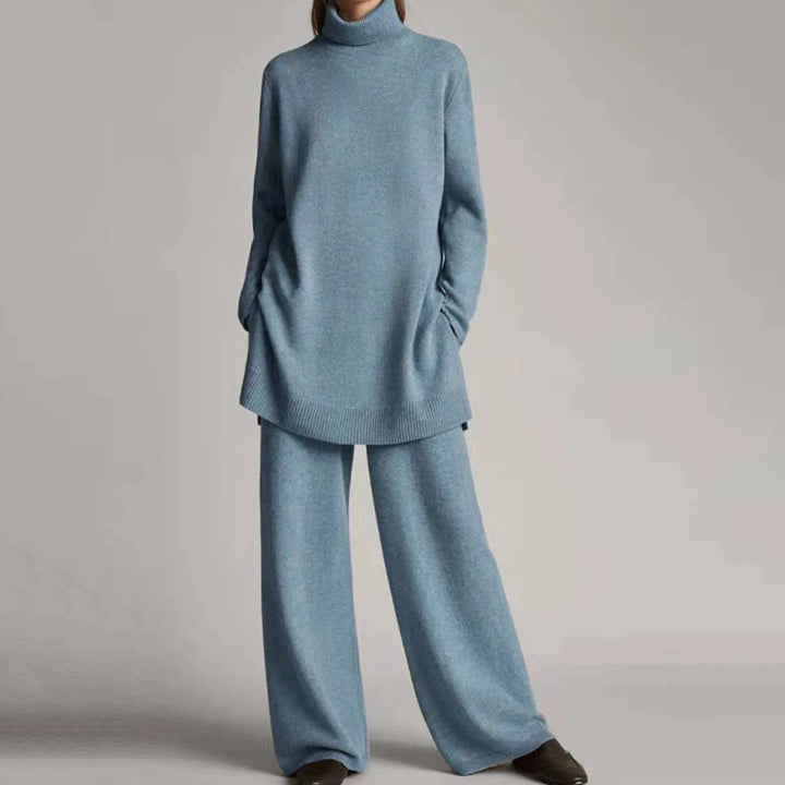 Patricia | Cozy Turtleneck And Wide-Leg Two Piece Set