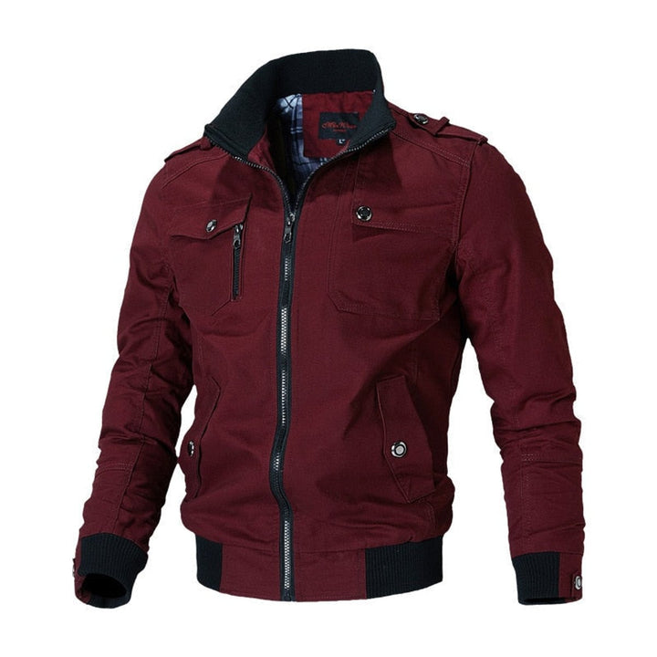 Marcus | Klassische militärische Utility-Bomberjacke