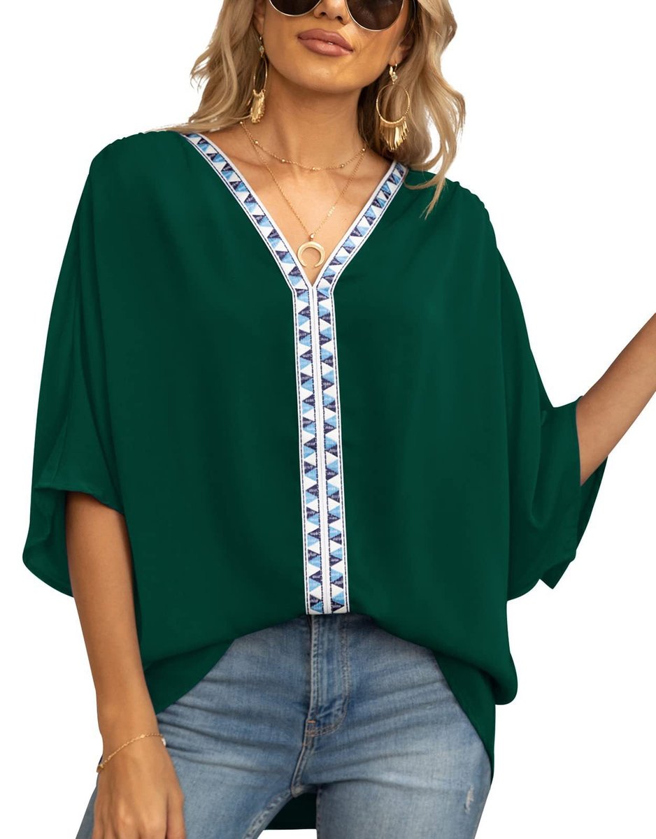 Mila | Free-Spirited Embroidered Boho Tunic Top