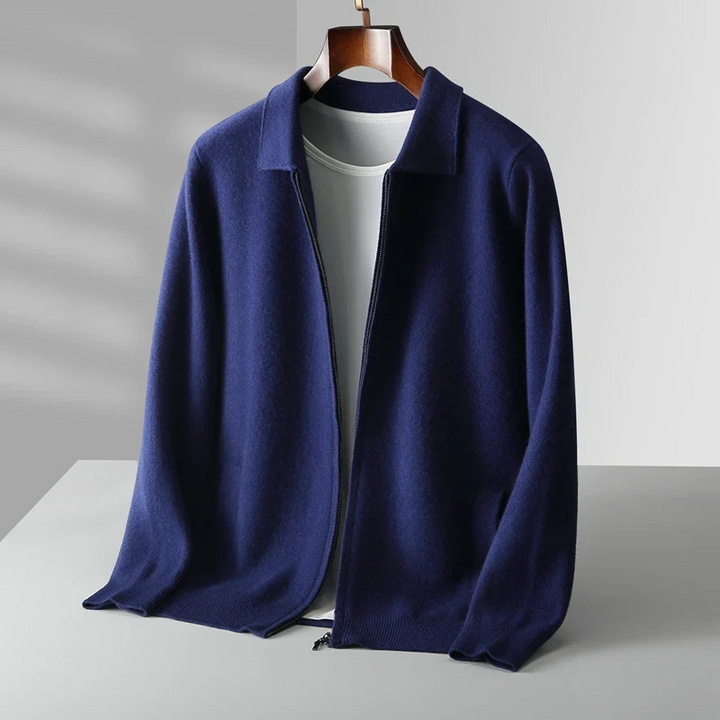 Liam | Modern And Versatile Full-Zip Knit Cardigan
