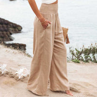 Amelia | Pantaloni estivi ampi in lino traspirante