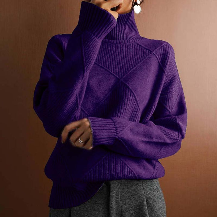 Greta | Turtleneck Sweater – Casual Knit Design for Women