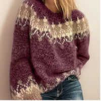 Anna | Cozy Nordic Jacquard Knitted Sweater