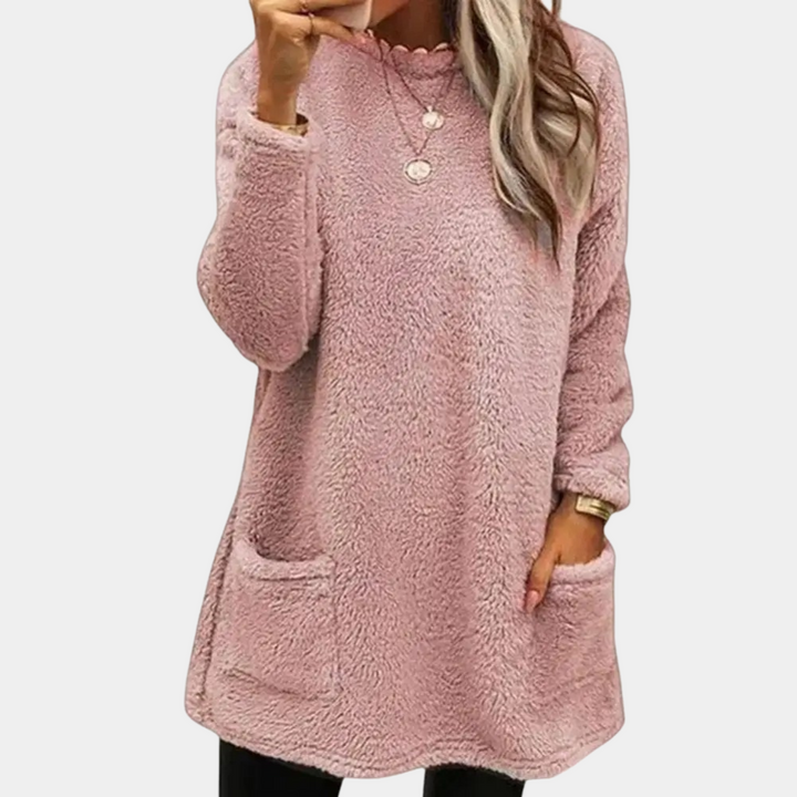 Brooklyn | Cozy Pocket Detail Everyday Sweatshirt