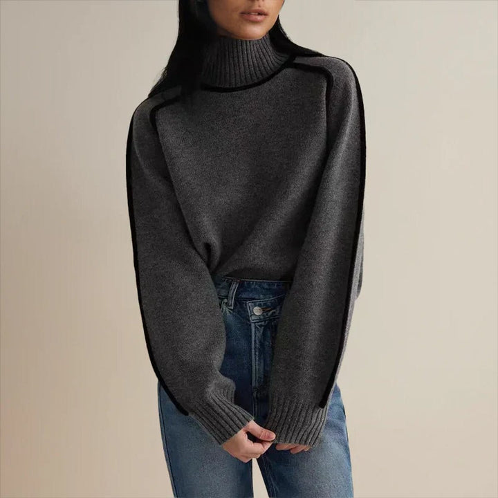 Sophie | Turtleneck Sweater – Elegant Oversized Style for Women