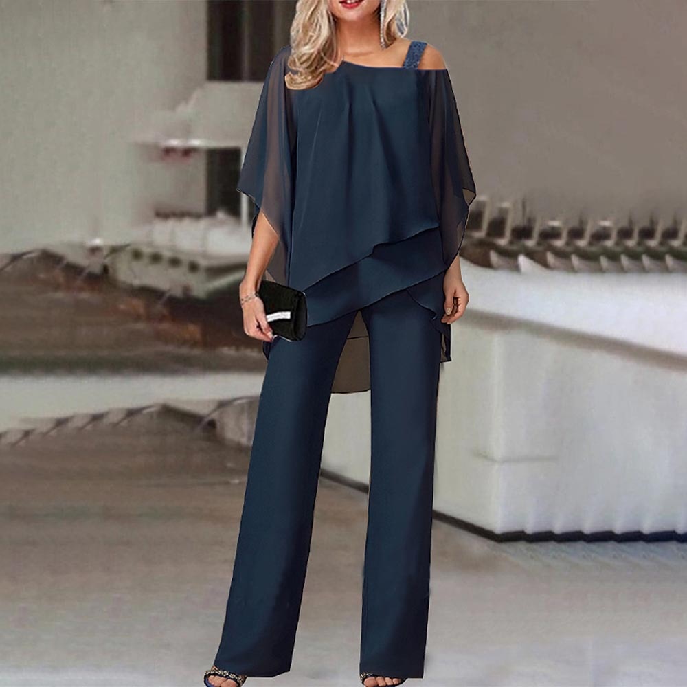 Clara | Elegant And Glamorous Cold Shoulder Two Piece Set