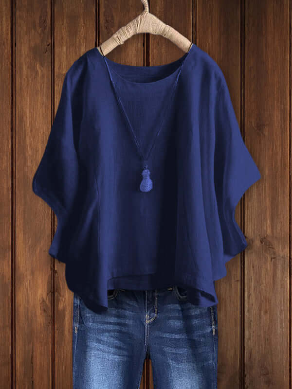 Bella | Relaxed Dolman Sleeve Everyday Tunic Top