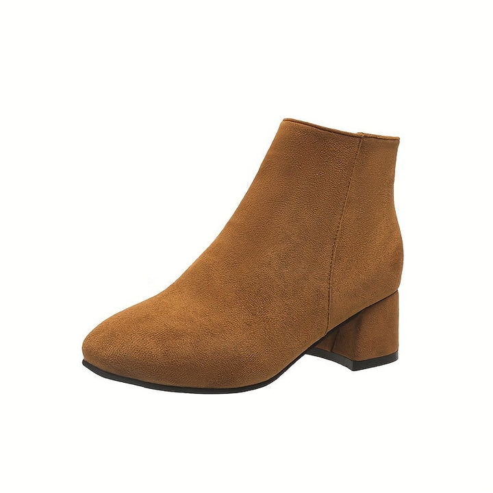 Franziska | Stilvolle Chelsea-Ankle-Boots mit Blockabsatz