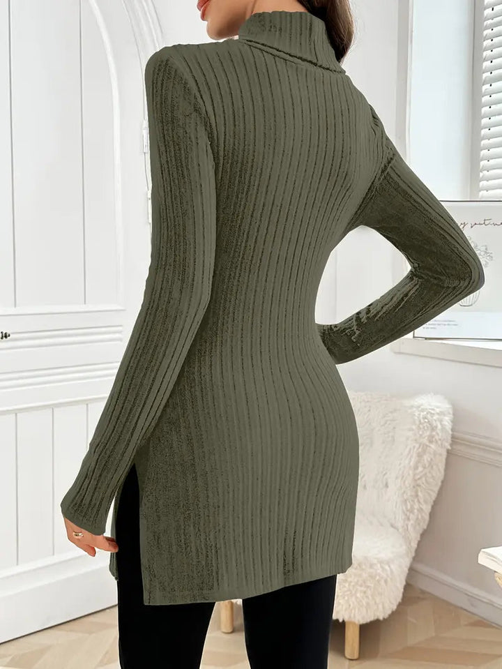 Sarah | Turtleneck Sweater – Elegant Slim Fit Style for Women