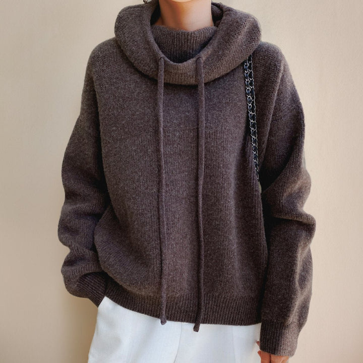 Elfriede | Turtleneck Sweater – Cozy Oversized Hoodie for Women