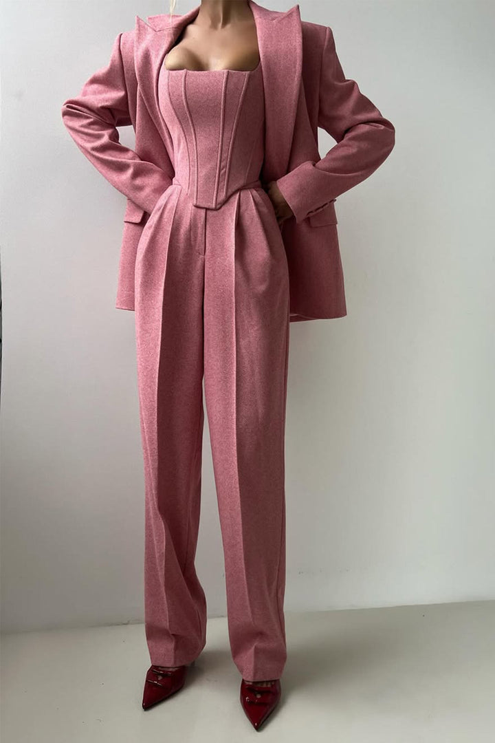 Elena | Elegant And Versatile Three-Piece Blazer Set For Women