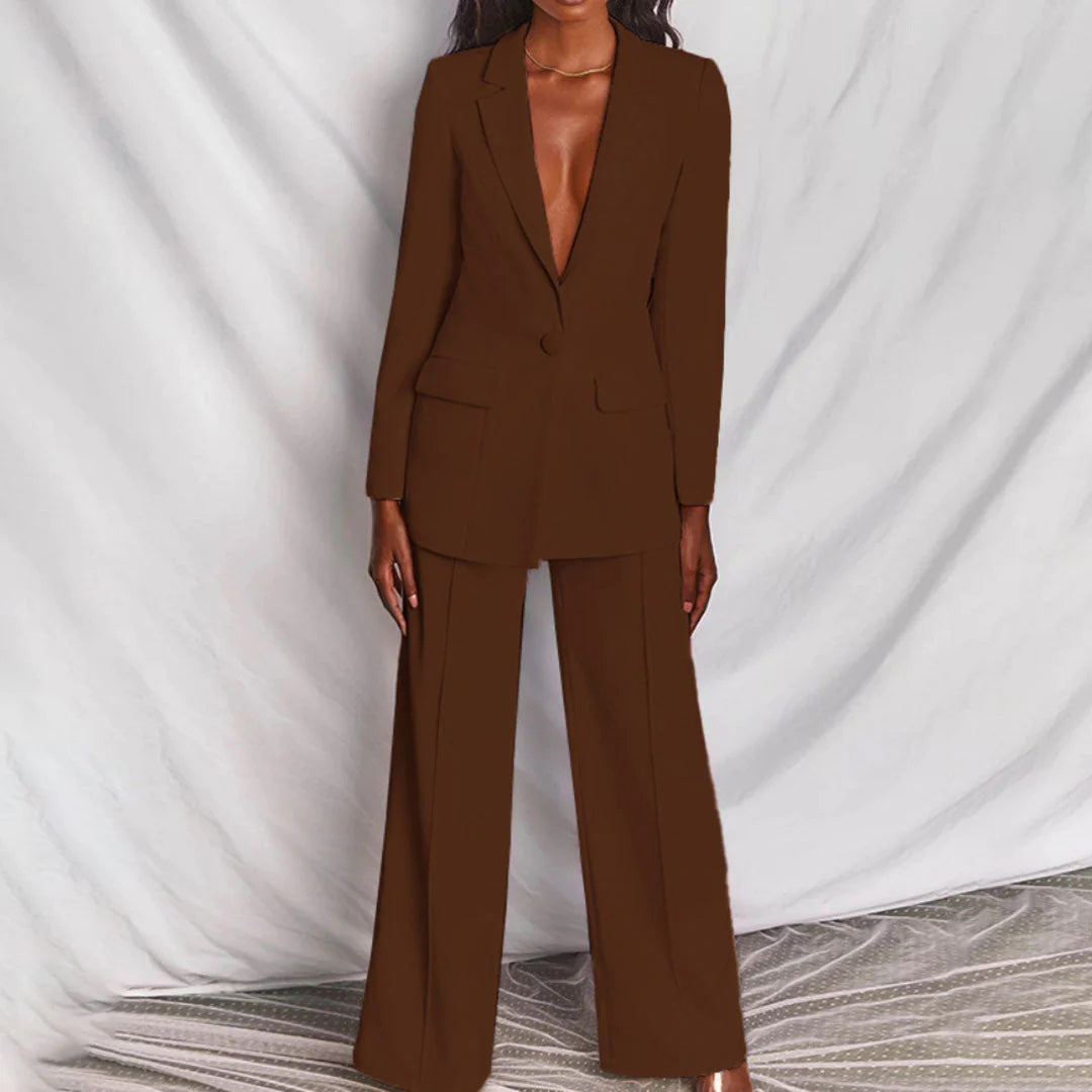 Valeria | Elegant And Sophisticated Blazer And Trouser Set For Women