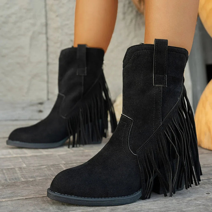 Jessika | Trendy And Classic Wide Calf Cowboy Boots