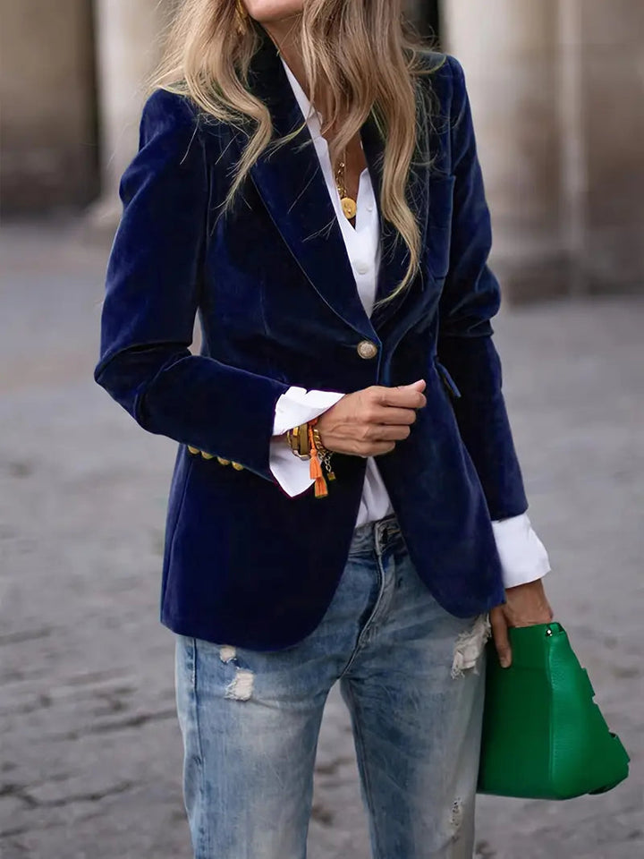 Victoria | Blazer in velluto lussuoso e chic