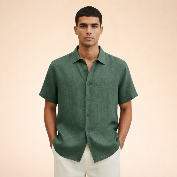Alexander| Chemise en lin homme élégante et respirante