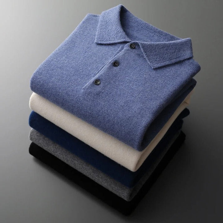 Sebastian | Knitted Sweater – Luxurious Cashmere Style for Men