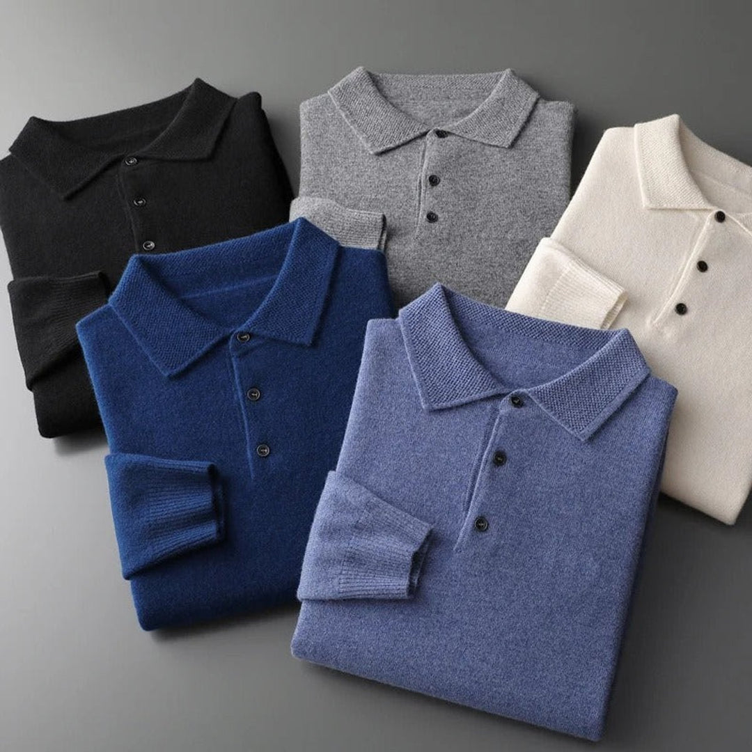 Sebastian | Knitted Sweater – Luxurious Cashmere Style for Men
