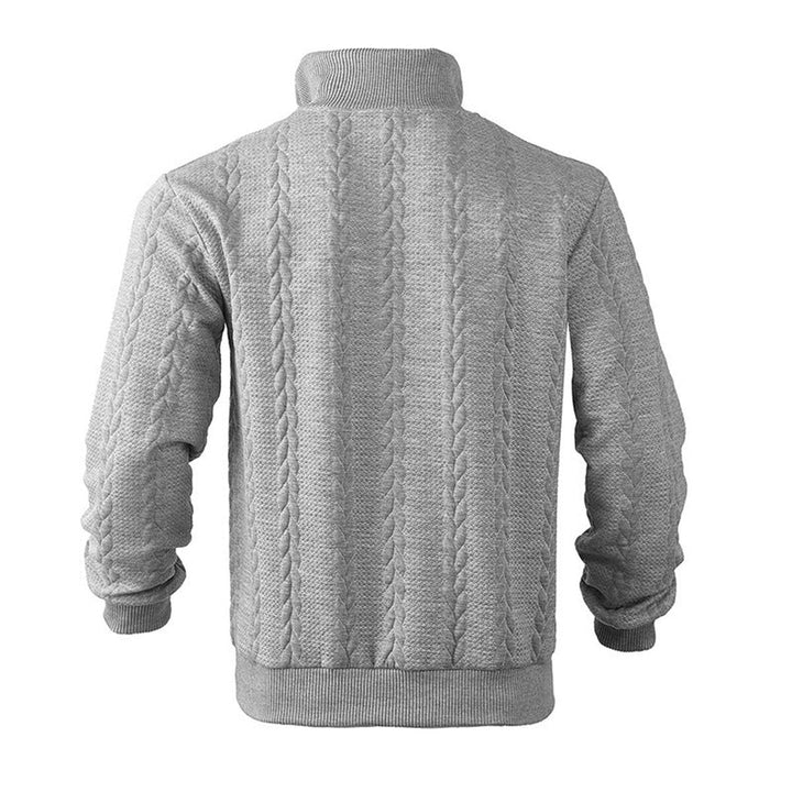 Andreas | Knit Sweater – Stylish Quarter-Zip Design for Men