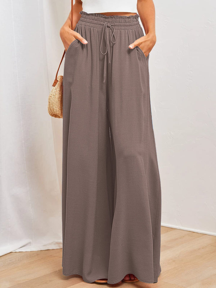 Isabella | Breezy And Elegant Wide Leg Palazzo Pants