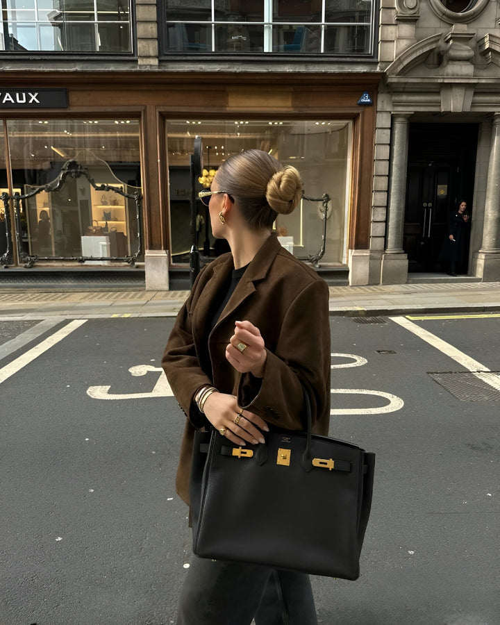 Christina | Luxurious Suede Blazer For Sophisticated Everyday Elegance