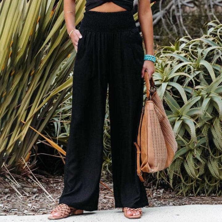 Amelia | Pantaloni estivi ampi in lino traspirante