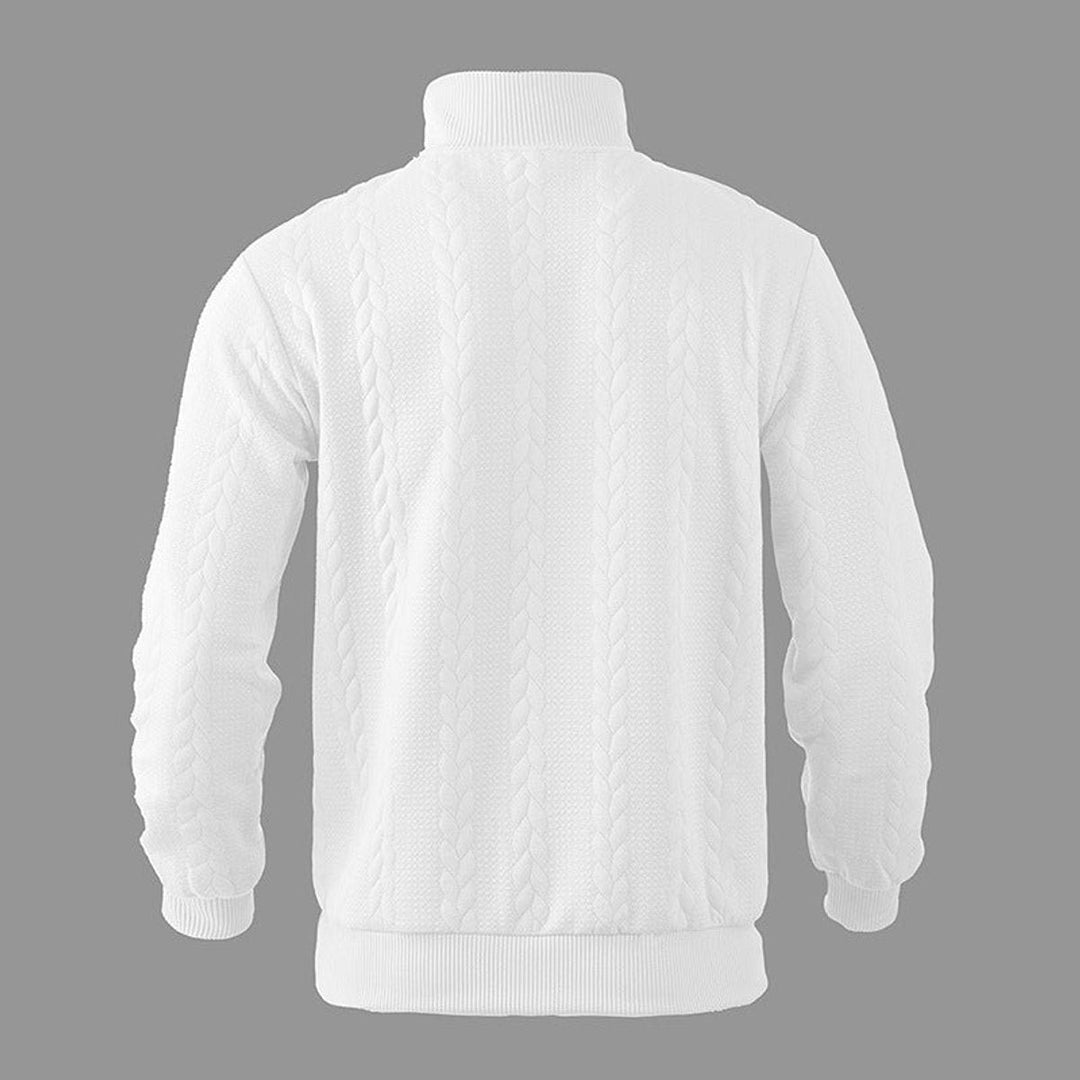 Andreas | Knit Sweater – Stylish Quarter-Zip Design for Men