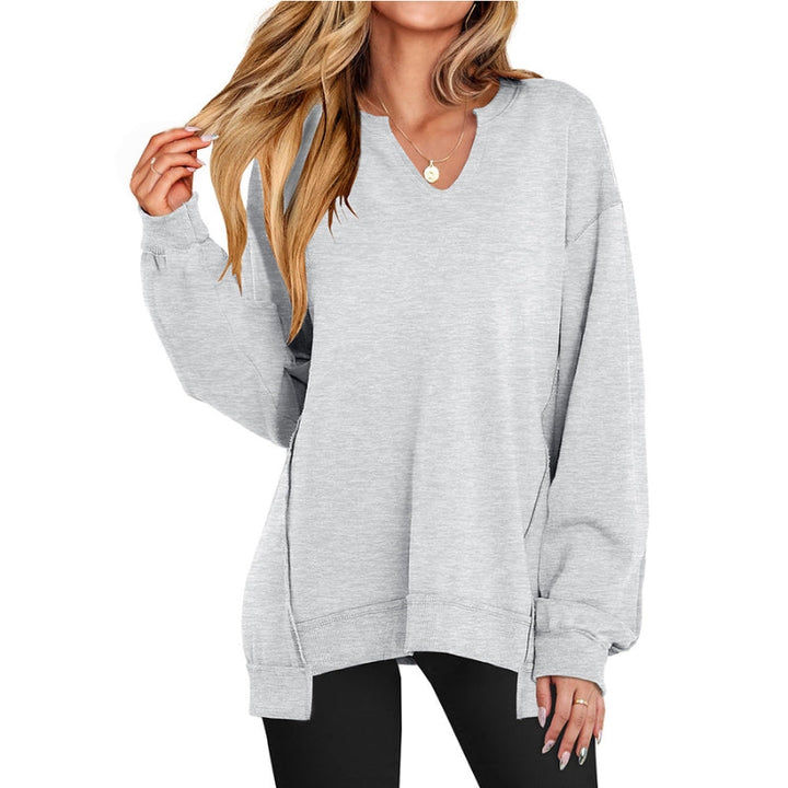 Madison | Cozy And Relaxed Oversized V-Neck Tunic Top
