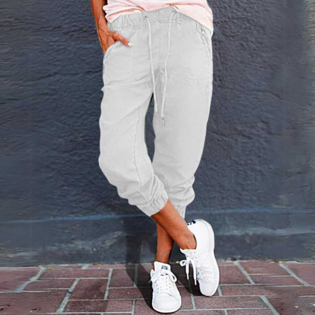 Elena | Modern And Stylish Drawstring Cargo Pants