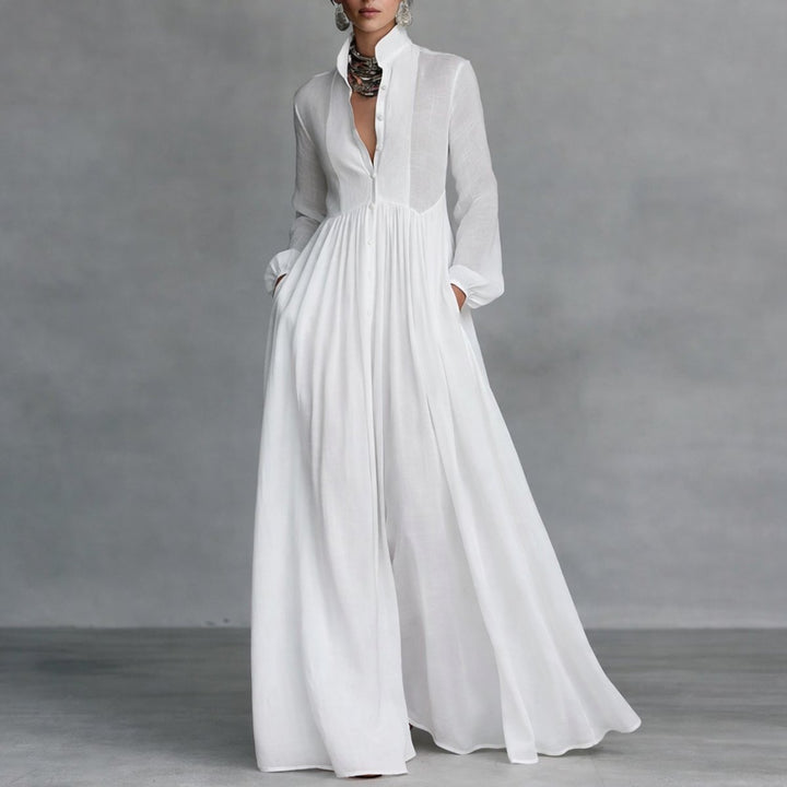 Elena | Versatile Elegance Long-Sleeved Maxi Dress