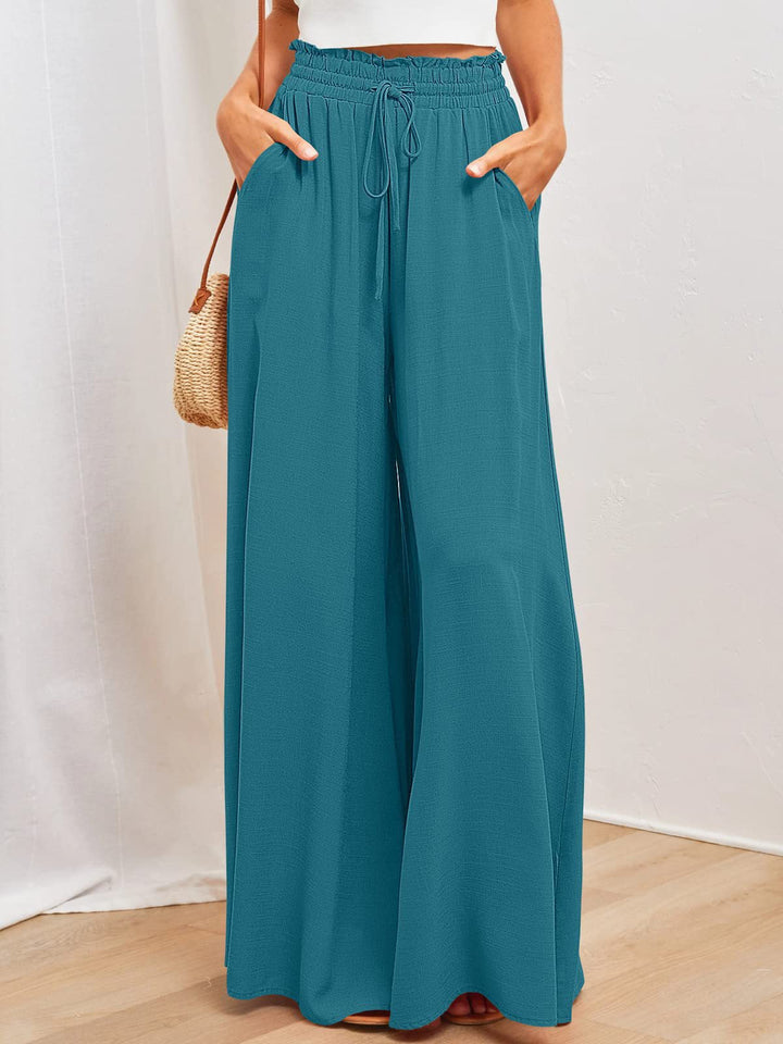 Isabella | Breezy And Elegant Wide Leg Palazzo Pants