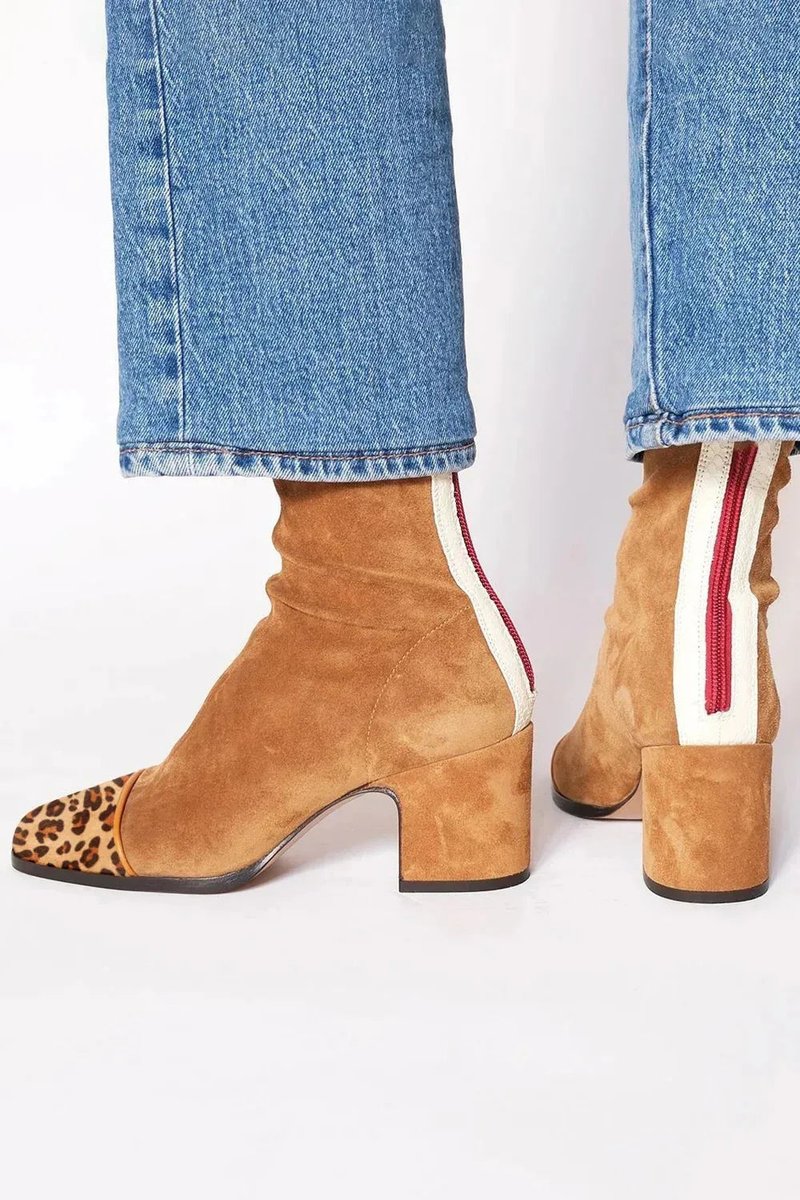 Ruby | Vibrant Statement Block-Heel Ankle Boots