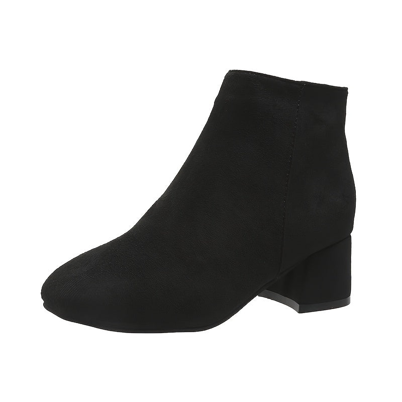 Franziska | Stilvolle Chelsea-Ankle-Boots mit Blockabsatz