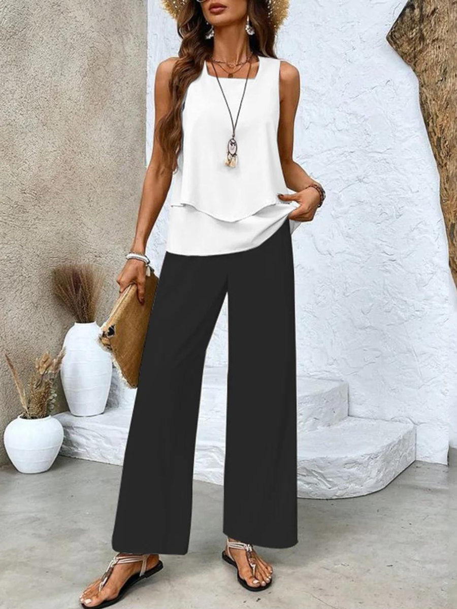 Chloe | Breezy And Elegant Summer Two Piece Set