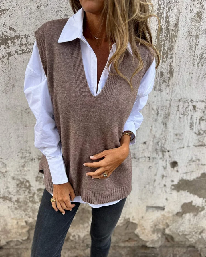 Franziska | Comfortable And Timeless Knitted Vest