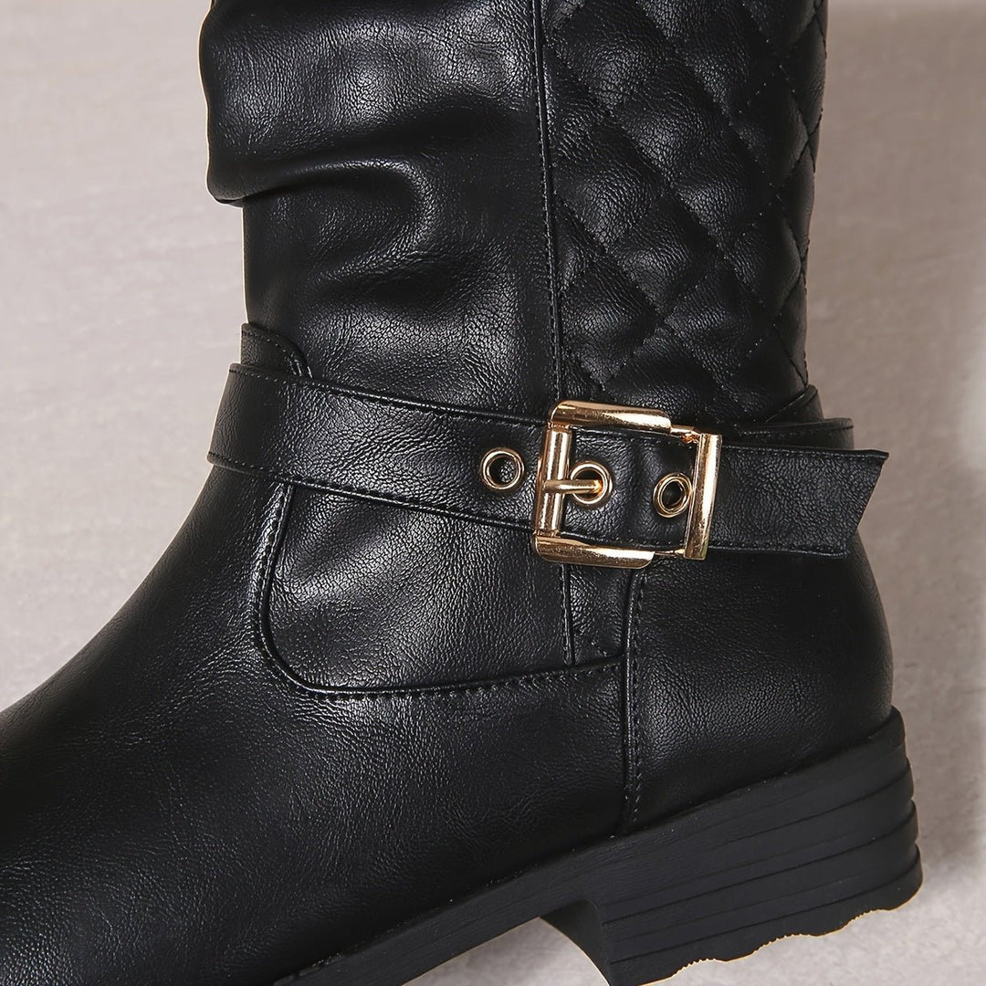 Kristin | Cozy And Chic Mid Calf Boots For Woman