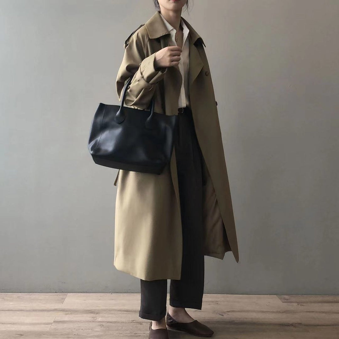 Charlotte | Trench doppiopetto idrorepellente per uno stile senza tempo