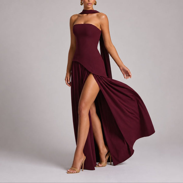 Alice | Fall Wedding Elegant And Stylish Maxi Dress