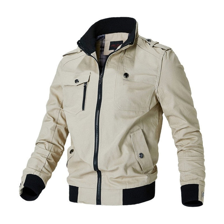 Marcus | Klassische militärische Utility-Bomberjacke