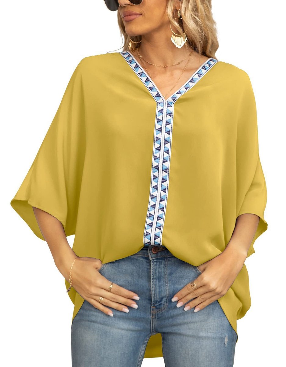 Mila | Free-Spirited Embroidered Boho Tunic Top