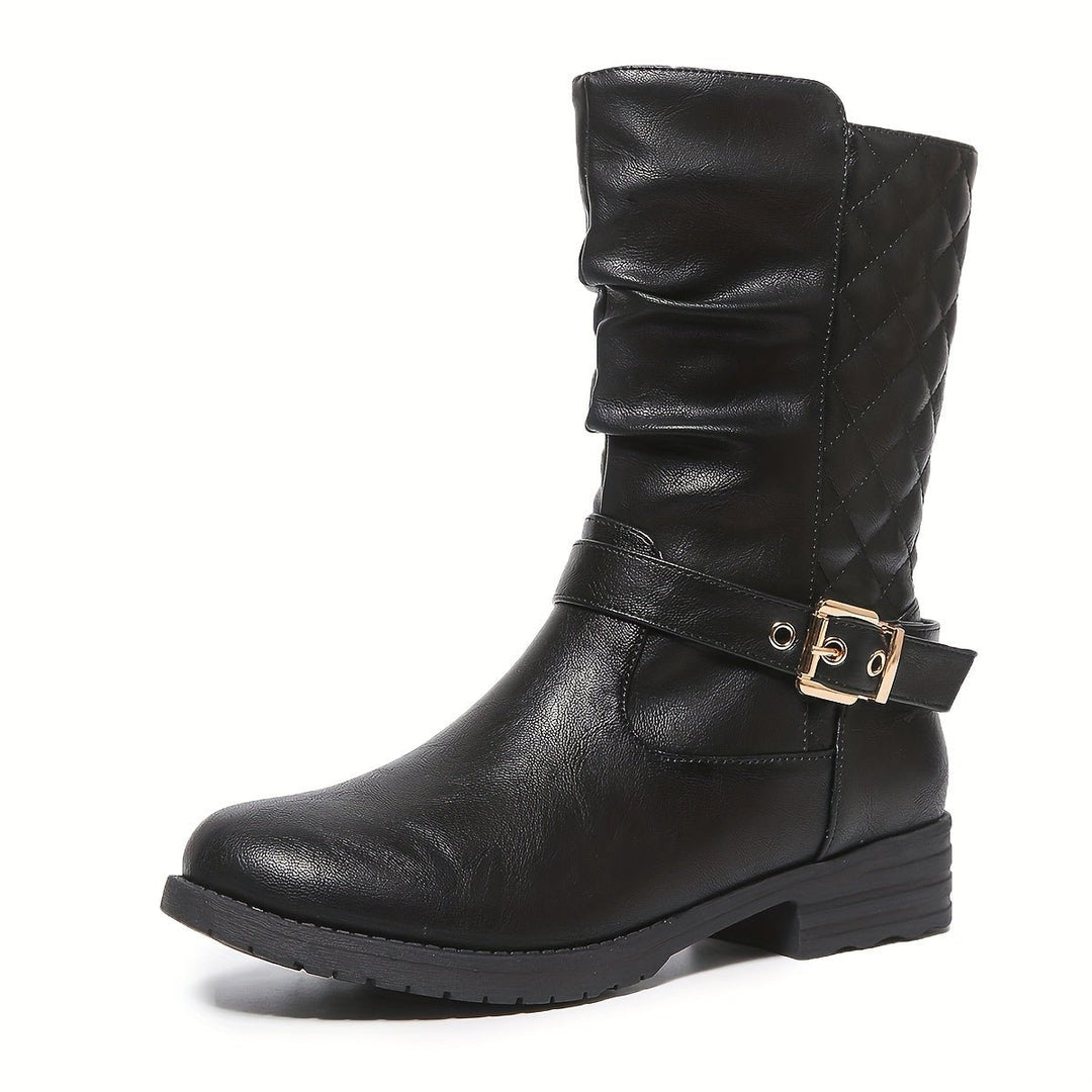 Kristin | Cozy And Chic Mid Calf Boots For Woman