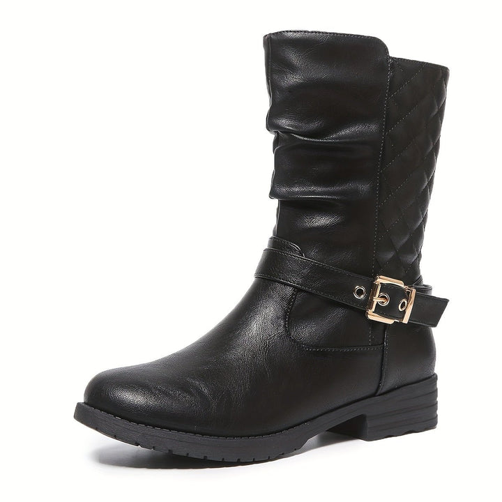 Kristin | Cozy And Chic Mid Calf Boots For Woman