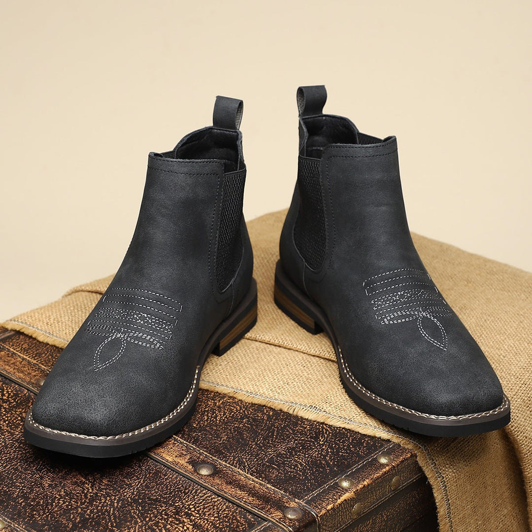 Benjamin | Classic Orthopedic Leather Chelsea Men Boots